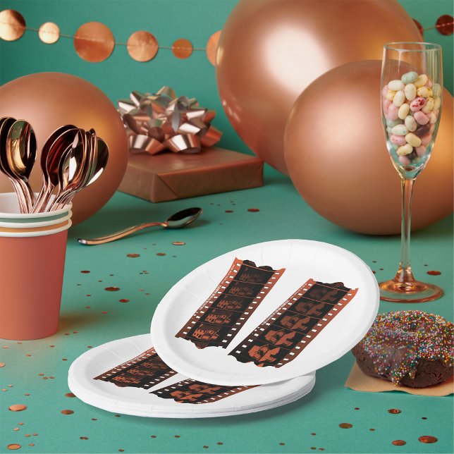 Prato De Papel Fita de Película Negativa (Criador carregado)