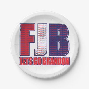 Prato De Papel FJB - Vamos Brandon