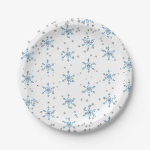 Prato De Papel Floco de neve de Winter Onederland