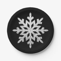 Floco de Neve Silver Glitter