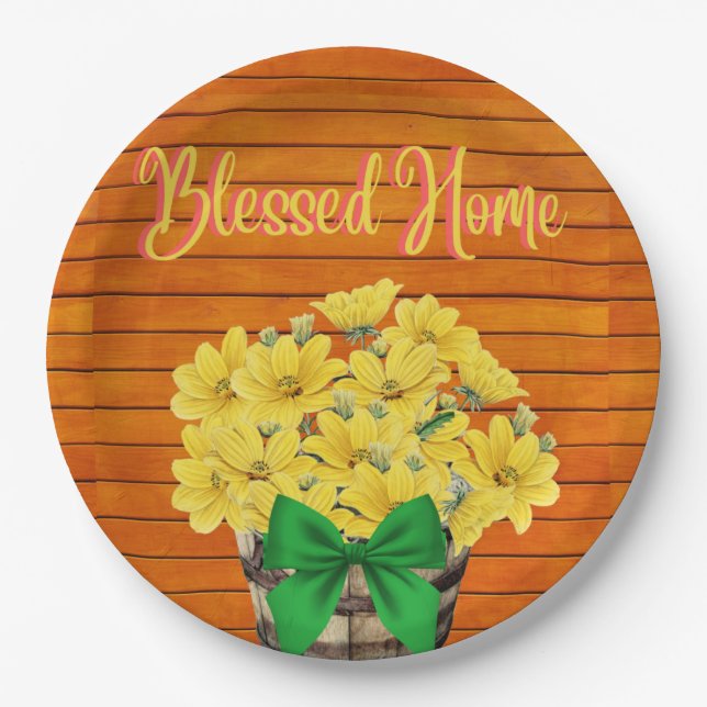 Prato De Papel Flor (Frente)