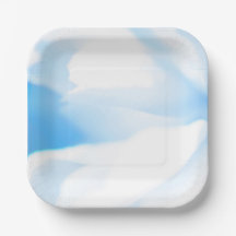 Prato de Papel Flor de Nuvem