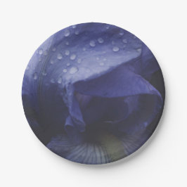 Prato De Papel Flor Rosa púrpura