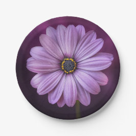 Prato De Papel Flor Roxo no Bloom