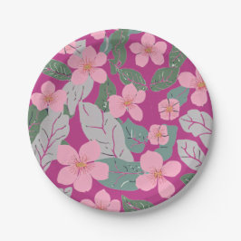 Prato De Papel Floral