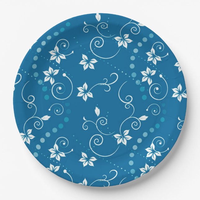 Prato De Papel Floral (Frente)