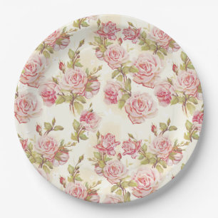 Prato De Papel Floral