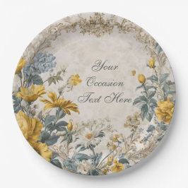 Prato De Papel Floral