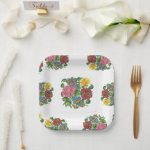 Floral Húngaro - Placas de Papel para Motifs kocsa