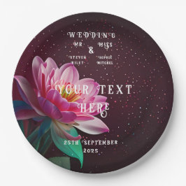 Prato De Papel Floral Lotus Wedding Suite | Starry Night Romance