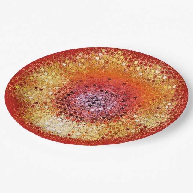 PRATO DE PAPEL FLORES (Inclinado)