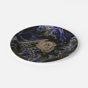 PRATO DE PAPEL FLORES