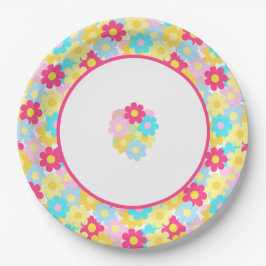 Prato De Papel Flores Cutis