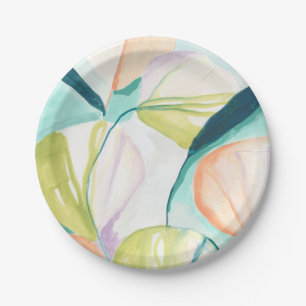 Prato De Papel Flores de Ventilador IV