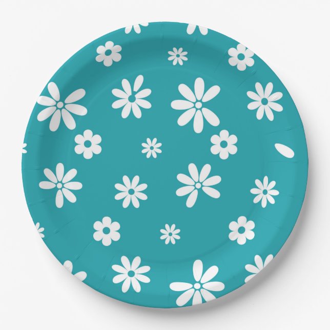 Prato De Papel Flores e Petais 5 (Frente)