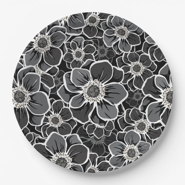 Prato De Papel Flores Mandala 5 (Frente)