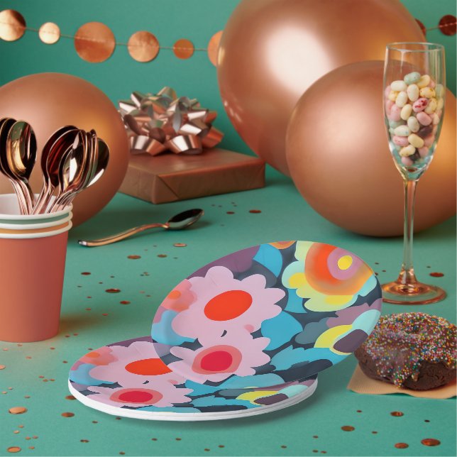 Prato De Papel Flores retrorreflectoras (Múltiplo)