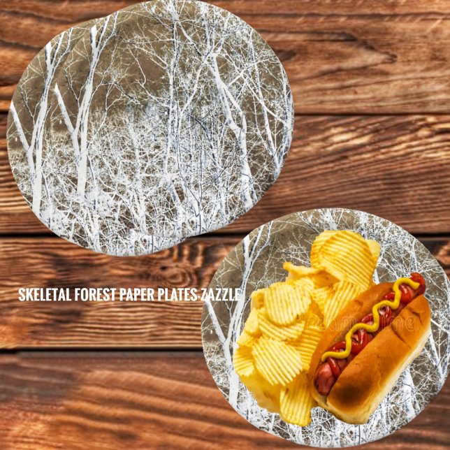 Prato De Papel Floresta esquelética (Criador carregado)