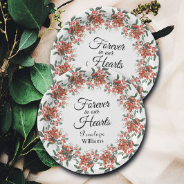 Prato De Papel Florestas em Memória Adorável