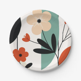 Prato De Papel Flower abstract pattern