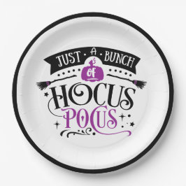 Prato De Papel Folha de Hocus Pocus Halloween