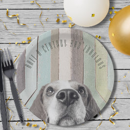 Prato De Papel Folha de papel personalizada de 50 aspas de aniver