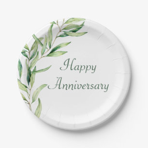 Prato De Papel Folhagem de Branqueamento Watercolor