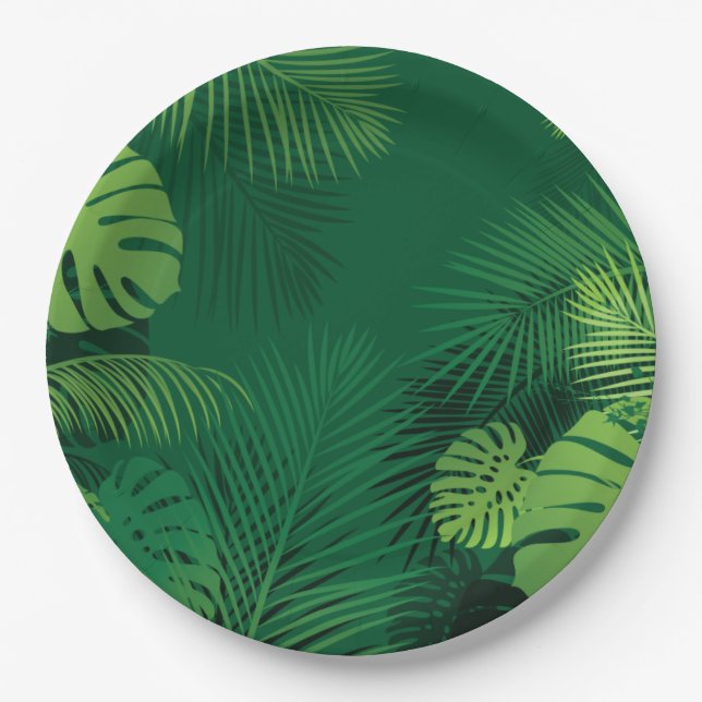 Prato De Papel Folhas 6 (Frente)