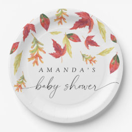Prato De Papel Folhas Chás de fraldas