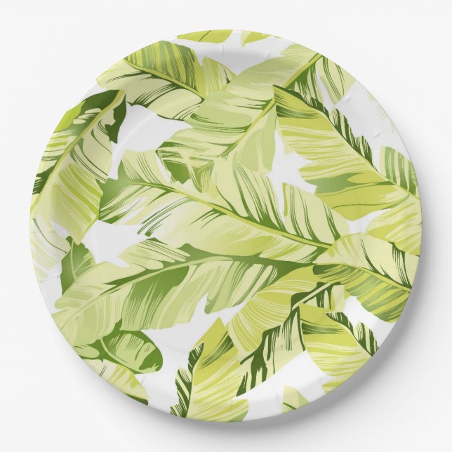 Prato De Papel Folhas de Banana 4 (Frente)