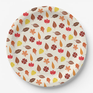 Prato De Papel Folhas de outono de Cozy Autumn