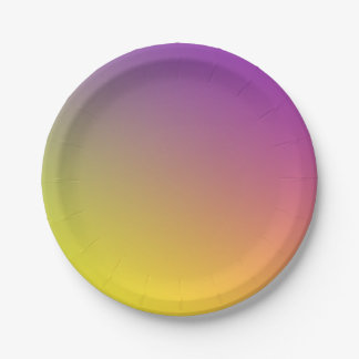 Prato De Papel Folhas de papel azul-DADIANTE + Gradiente-Púrpura