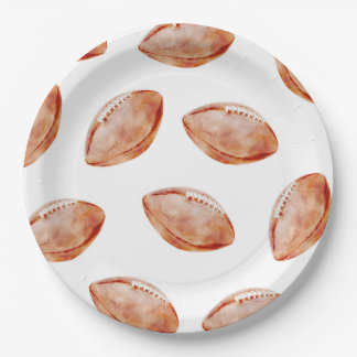 Prato De Papel Football Party Paper Plate