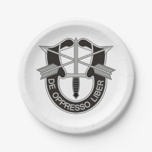 Prato De Papel Forças Especiais SF De Oppresso Liber