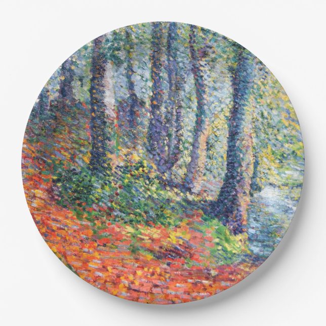 Prato De Papel Forest Undergrowth (por Léo Gausson) (Frente)