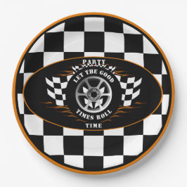 Prato De Papel Fornecimentos de Bandeiras com Controlo na Corrida