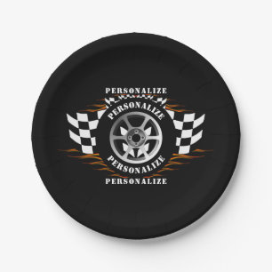 Prato De Papel Fornecimentos de comemoração de festas de corridas