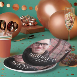 Prato De Papel Foto da Celebração de Graduação de Tendy