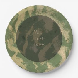 Prato De Papel Foto da estrutura do Sandy Beach algum texto