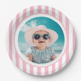 Prato De Papel Foto da Primeira Festa de aniversário Berry