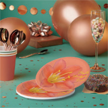 Foto de Flor Laranja Personalizável |