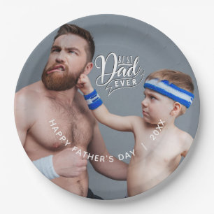 Prato De Papel Foto Nunca Mais Do Melhor Pai Do dia de os pais