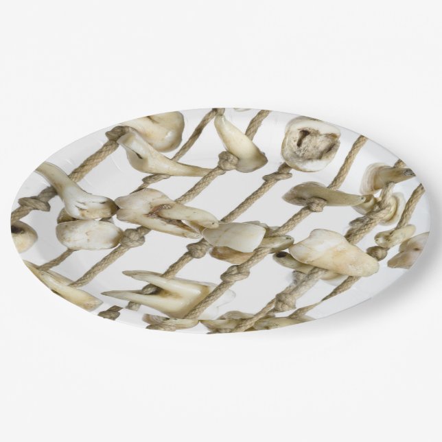 Prato De Papel Fotografia dentária engraçada Dentista de dentes e (Inclinado)