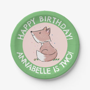 Prato De Papel Fox fox fox fox fox personalizada