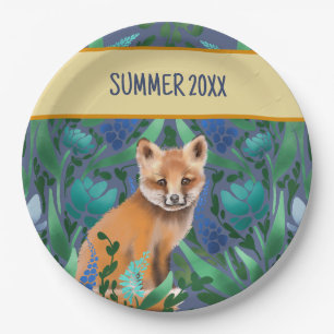 Prato De Papel Foxy Floral Summer