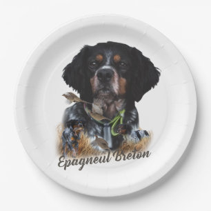 Prato De Papel Francês Bretanha, Arte de Caça a Pássaros