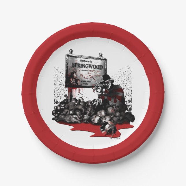 Prato De Papel Freddy vs. Jason | Welcome to Springwood (Frente)