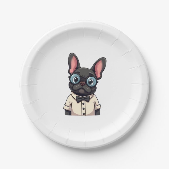 Prato De Papel Frenchie — Cópia dos Cavalheiros (3) (Frente)