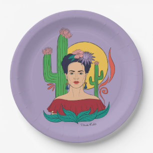 Prato De Papel Frida Kahlo Desert Graphic