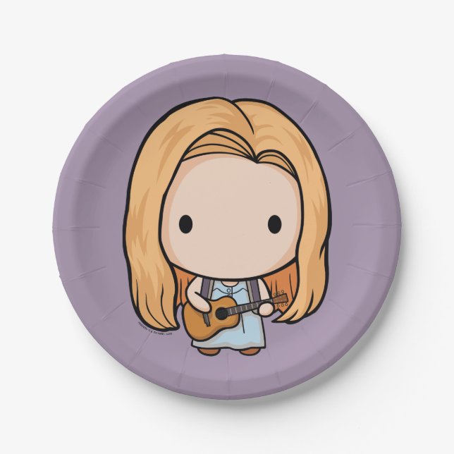 Prato De Papel FRIENDS™ | Phoebe Chibi (Frente)